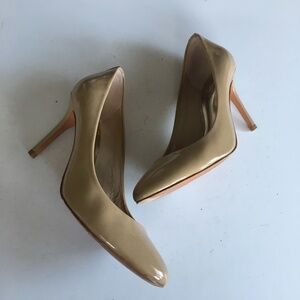 COACH Nala Cappuccino Patent Leather Pumps Heels‎ Shoes Womens Size 6.5B …